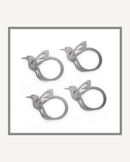 Picture of Napkin Ring Set Hummingbird