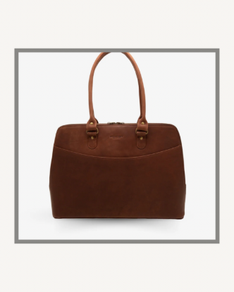 Picture of Ladies Leather Work Bag Tobacco