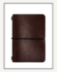 Picture of A5 Leather Journal Cover Minimalist Range Coffee