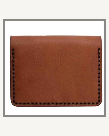 Picture of Leather Wallet Minimalist Range Chocolate