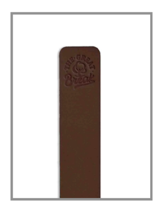 Picture of Leather Bookmark Coffee