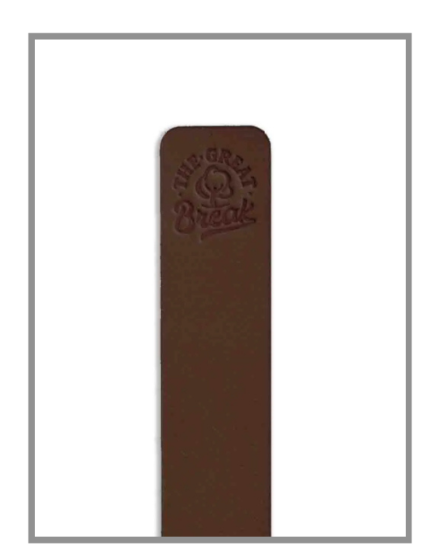 Picture of Leather Bookmark Coffee