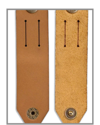 Picture of Leather Cable Organiser Pack of 3 Toffee