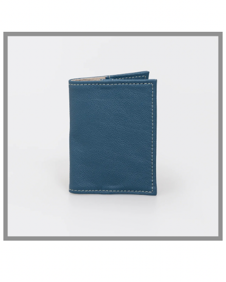 Picture of Leather Passport Holder Aqua