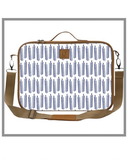 Picture of Laptop Bag – Leaves Blue