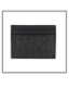 Picture of Black Ostrich Leather Card Holder Wallet