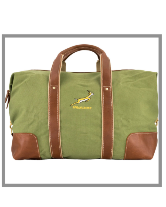 Picture of Check-In Green Canvas Springbok