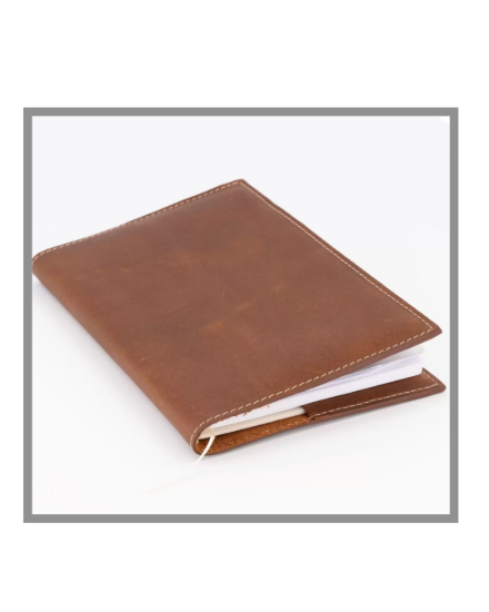 Picture of Vintage Tan A5 Leather Notebook Cover