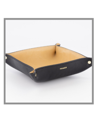 Picture of Leather Valet Tray Smooth Black