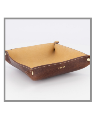 Picture of Leather Valet Tray Brown