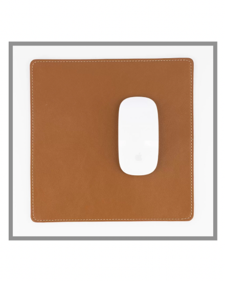 Picture of Genuine Leather Mousepad Tan