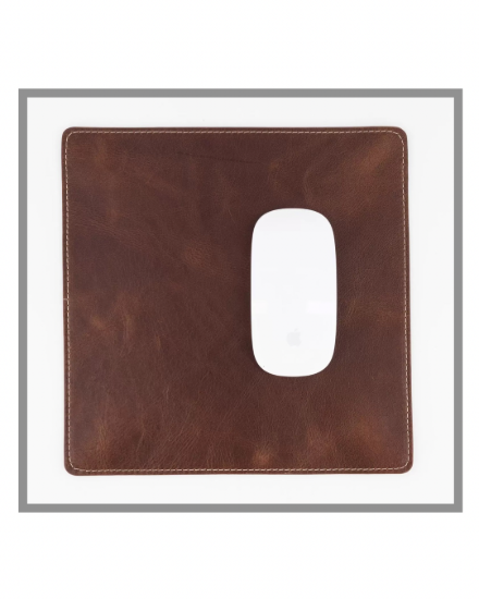 Picture of Genuine Leather Mousepad Brown