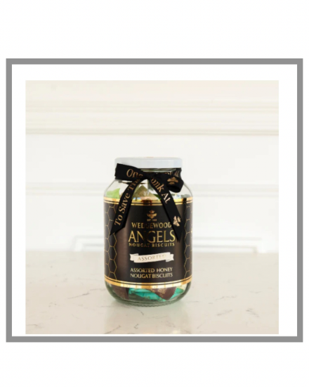 Picture of Angels Nougat Biscuit Jar