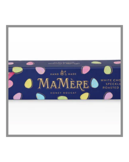 Picture of White Chocolate Speckled Egg Nougat Bar 125g