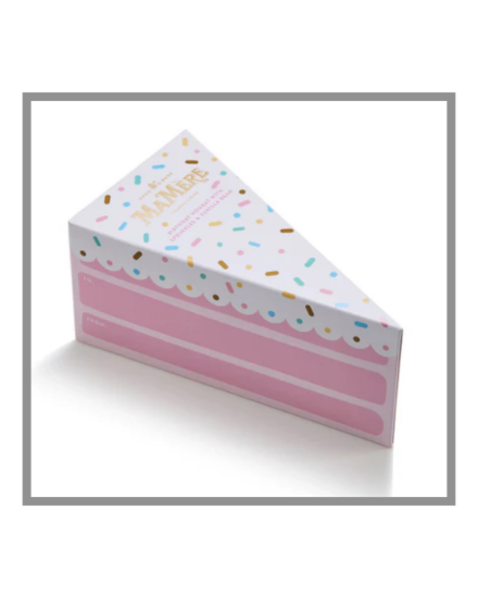 Picture of White Birthday Sprinkle Nougat Gift Box 100g