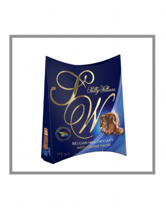 Picture of 175g Belgian Milk Chocolate Nougat Squares