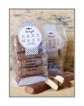 Picture of Traditional Shortbread Fingers in Belgian Milk Chocolate 12 Display Box