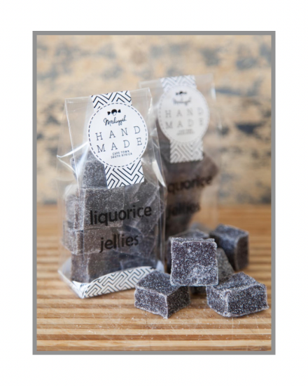 Picture of Liquorice Jelly Squares 100g