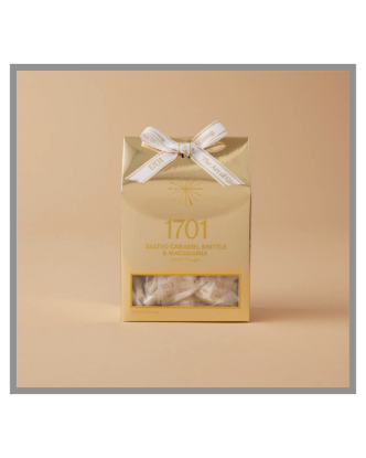 Picture of Salted Caramel Brittle and Macadamia Honey Nougat Box 160g
