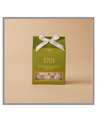 Picture of Salted Caramel Brittle and Pistachio Honey Nougat Box 160g