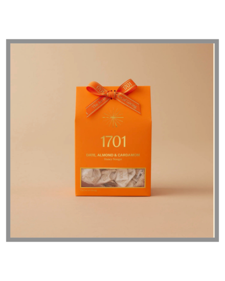 Picture of Date Almond and Cardamom Honey Nougat Box 160g
