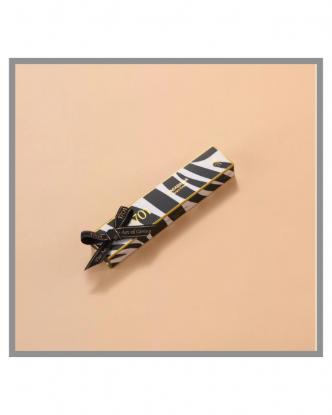 Picture of Zebra Print Macadamia Honey Nougat Bar 100g