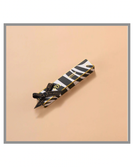 Picture of Zebra Print Macadamia Honey Nougat Bar 100g